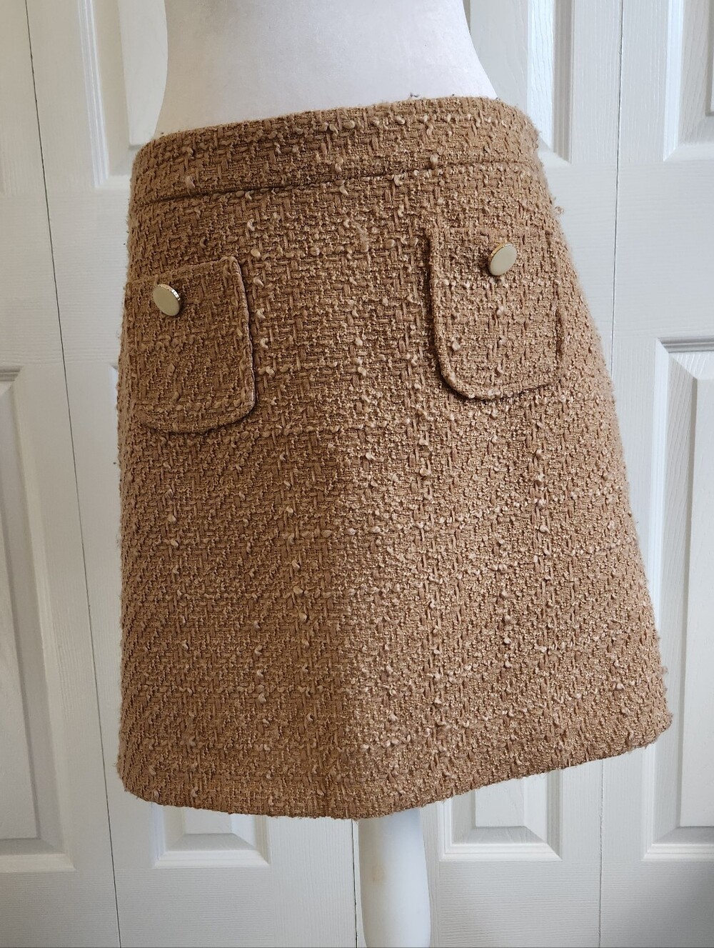 Gold Tweed Skirt 8